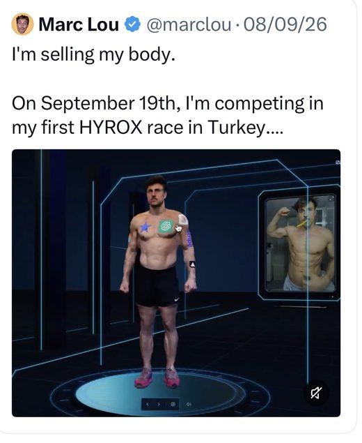 Marc Lou on X: I’m selling my body